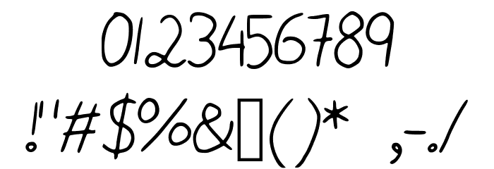 Chubby_Bunny Font OTHER CHARS