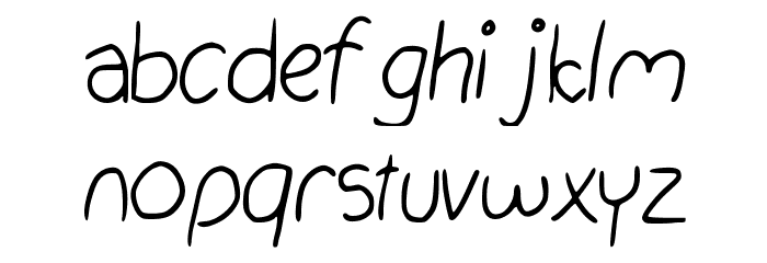 Chubby_Bunny Font LOWERCASE