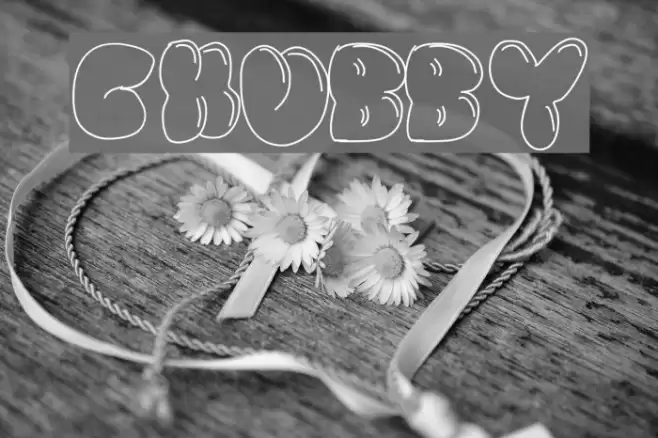 Chubby Font examples