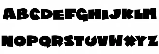 Chublings フォント 大文字