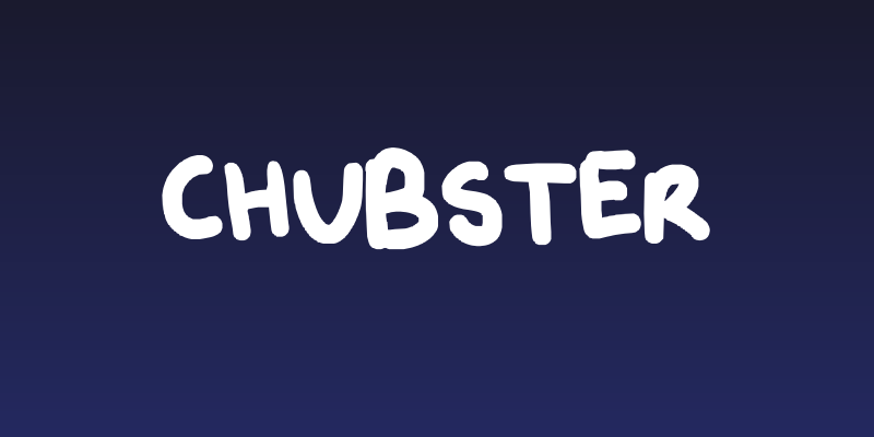 Chubster Social Header