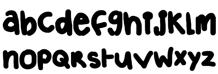 Chubster Font LOWERCASE