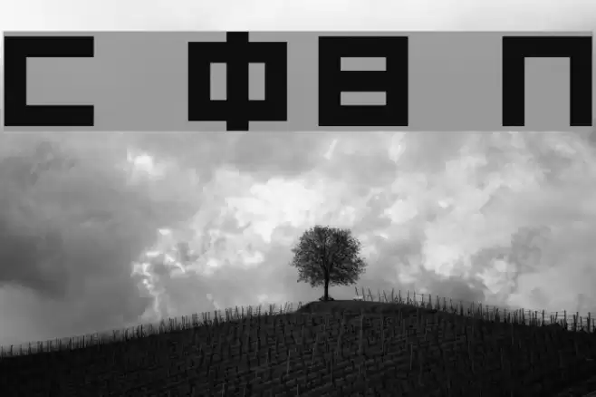 Chubu 08 Normal フォント examples