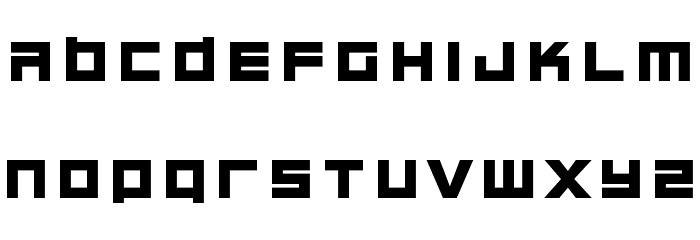 Chubu 08 Normal Font LOWERCASE
