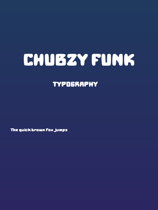 Chubzy Funk Poster