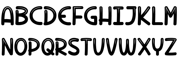 Chuck Boris_PersonalUseOnly Шрифта ВЕРХНИЙ
