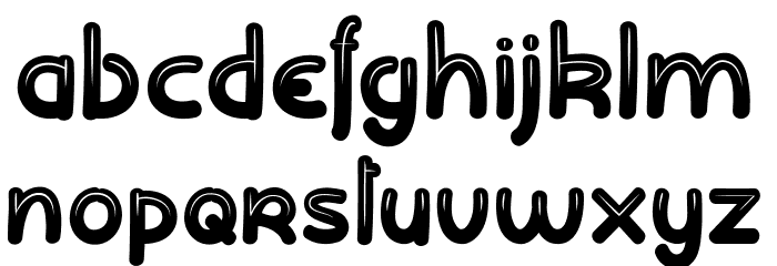 Chuck Boris_PersonalUseOnly Font LOWERCASE