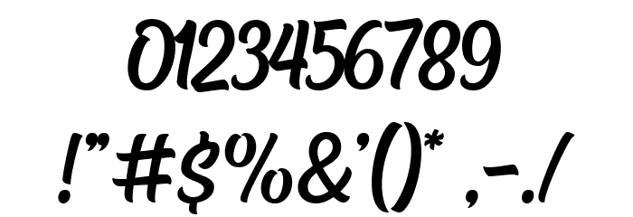 Chuck Noon Script Font OTHER CHARS