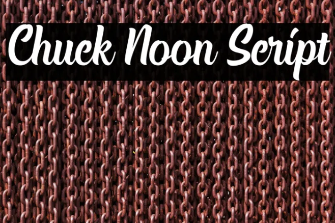 Chuck Noon Script Example 2