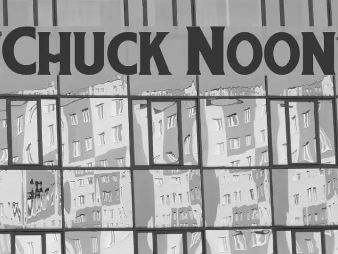 Chuck Noon Font examples