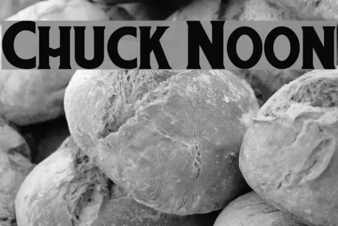 Chuck Noon Font examples