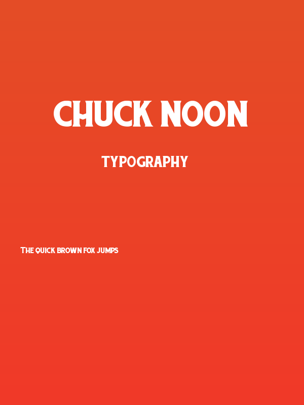 Chuck Noon Poster