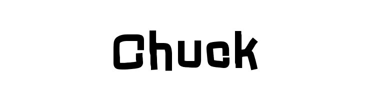 Chuck  Frei Schriftart Herunterladen