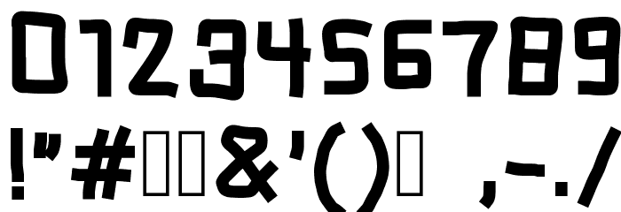Chuck Font OTHER CHARS
