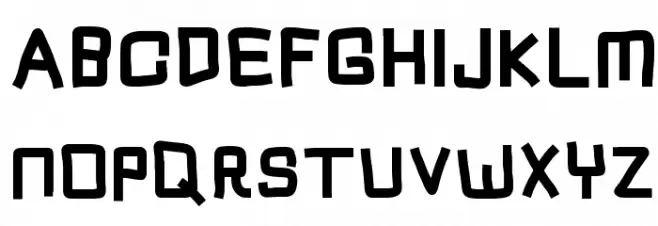 Chuck Schriftart Groß