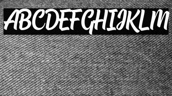 ChuckNoonScript Font examples