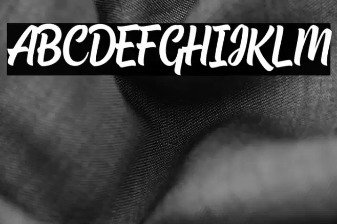 ChuckNoonScript Font examples