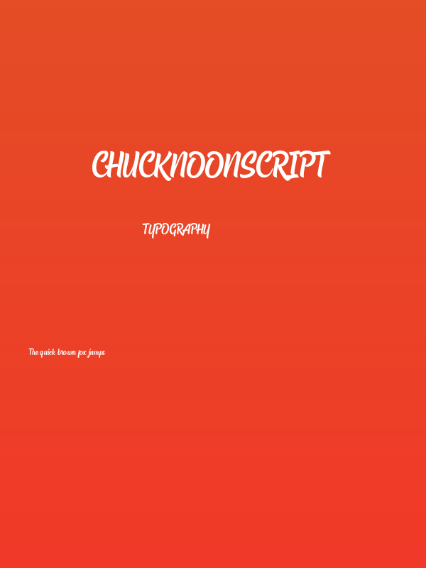 ChuckNoonScript Poster