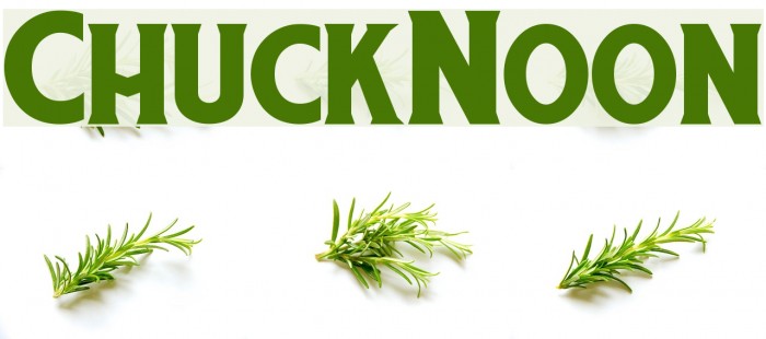 ChuckNoon Font examples