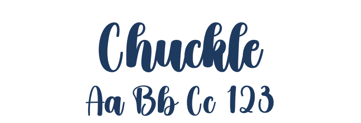 Chuckle Font Preview