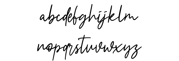 Chucklots Free Regular Font LOWERCASE