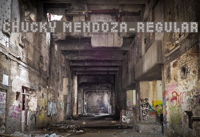 Chucky Mendoza-Regular Font examples