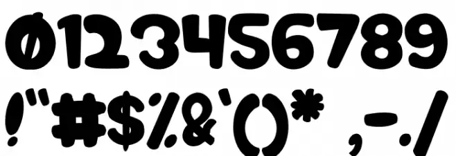 Chucky buck Font OTHER CHARS