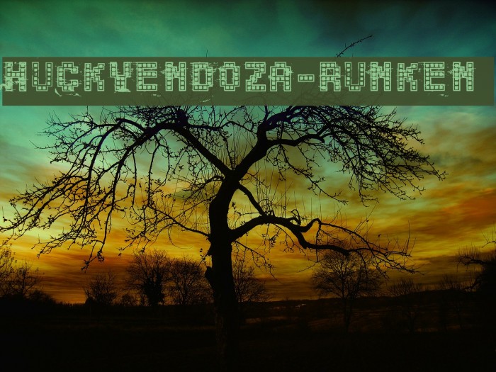 ChuckyMendoza-Drunken Font examples