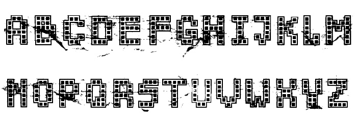 ChuckyMendoza-Drunken Font LOWERCASE