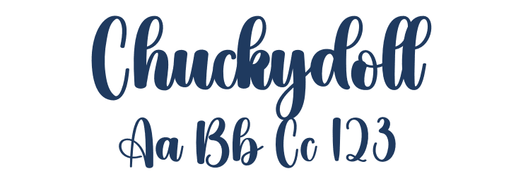 Chuckydoll Font Preview
