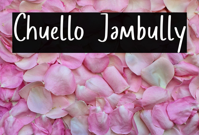 Chuello Jambully Example 2