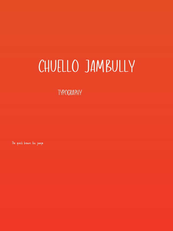 Chuello Jambully Poster