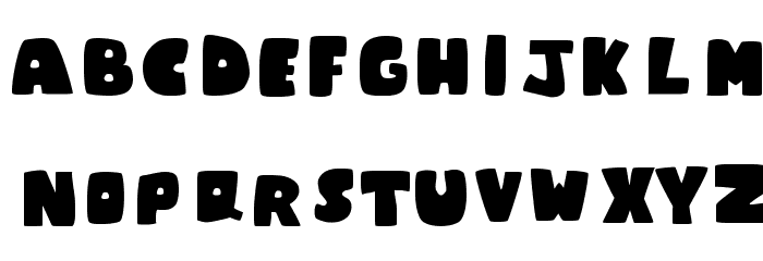 Chum-chum Font LOWERCASE