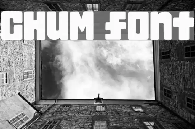 Chum Schriftart examples