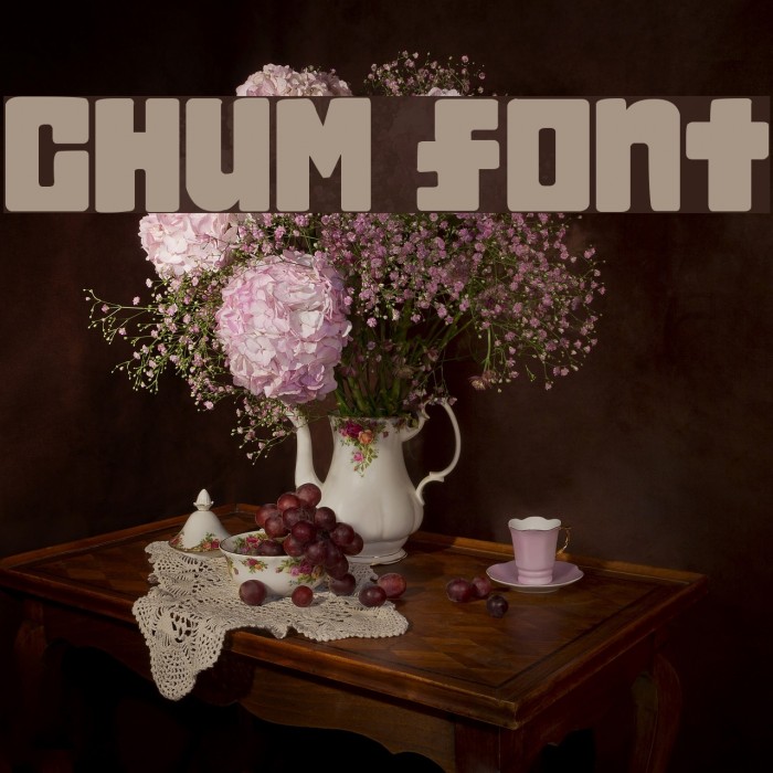 Chum Font examples