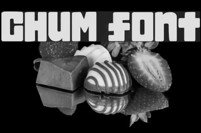 Chum Schriftart examples