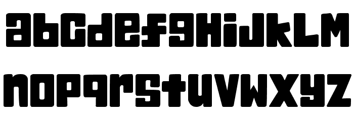 Chum Font LOWERCASE