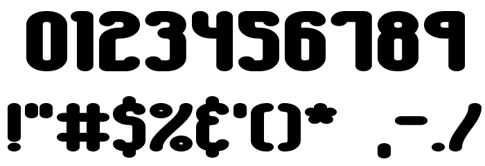 Chumbly BRK Font OTHER CHARS