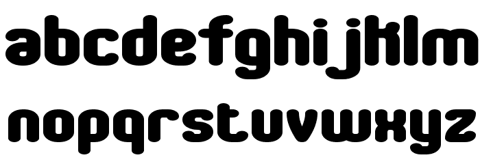 Chumbly BRK Font LOWERCASE