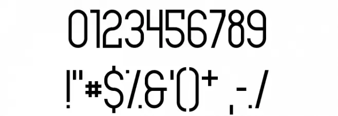 Chump Change Font OTHER CHARS