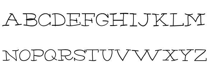 Chump-Regular Font LOWERCASE