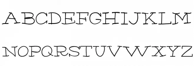 Chump-Regular Font LOWERCASE