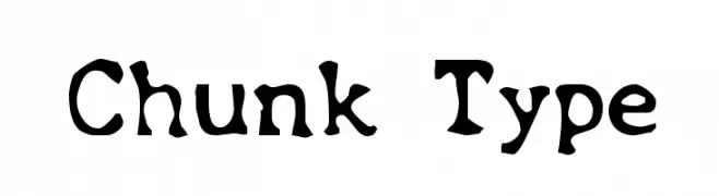 Chunk Type  Frei Schriftart Herunterladen