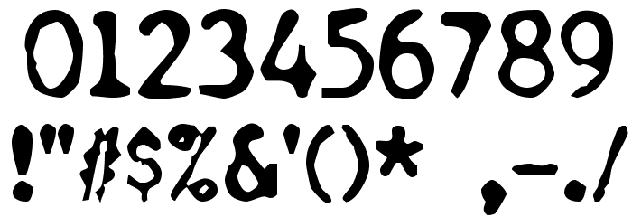 Chunk Type Font OTHER CHARS