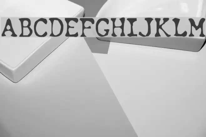 Chunk Type Font examples