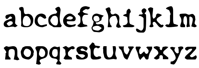 Chunk Type Font LOWERCASE