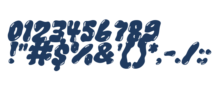 Chunk Wave Deco Italic Other Characters