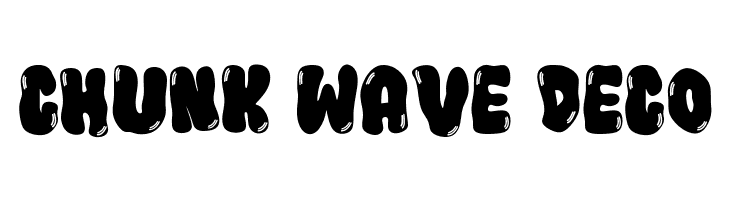 Chunk Wave Deco  font caratteri gratis