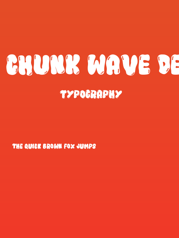 Chunk Wave Deco Poster