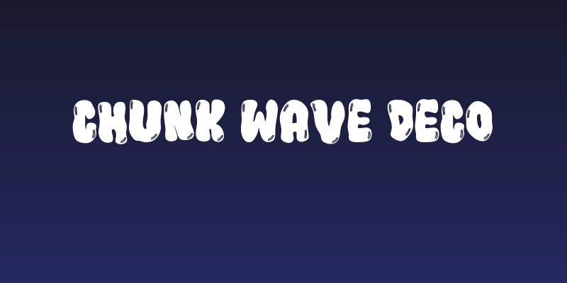Chunk Wave Deco Social Header